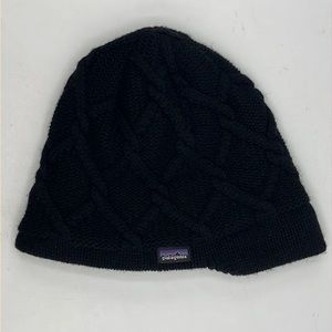 Patagonia Black knit cap Merino Wool